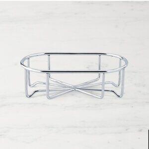 Williams Sonoma Stainless-Steel 2 Bottle / Double Caddy / Holder